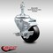 Service Caster 3 Inch SS Hard Rubber Wheel Swivel 3/8 Inch Threaded Stem Caster with Brake SCC SCC-SSTS20S314-HRS-TLB-381615 - alternate 2